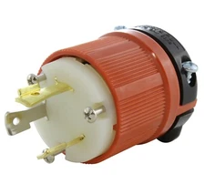 AC WORKS® NEMA L7-30P – 30A, 277V Locking Male Plug