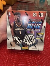 2019-20 Panini Mosaic NBA Basketball New Mega Box Reactive Blue Sealed Zion Ja!!