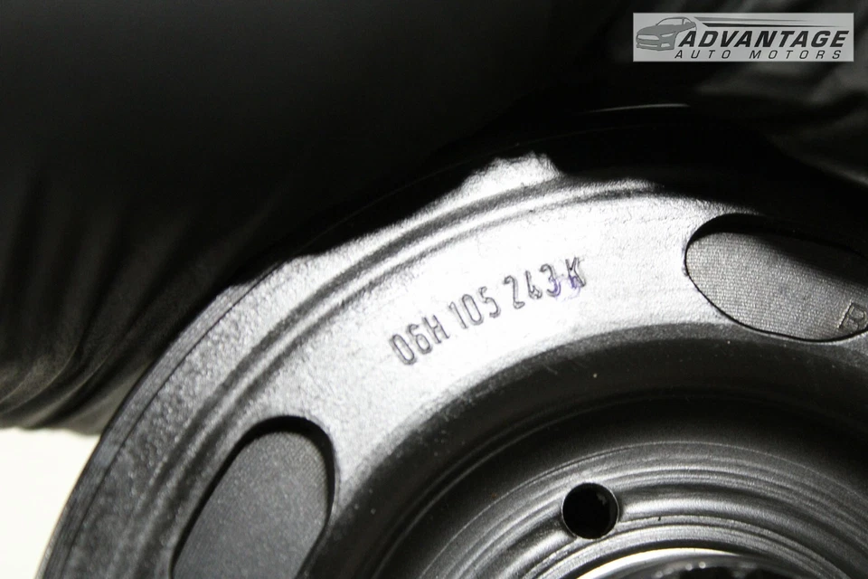 2017-2019 VOLKSWAGEN GOLF ALLTRACK 1.8L ENGINE CRANKSHAFT HARMONIC BALANCER OEM - Image 4 of 4