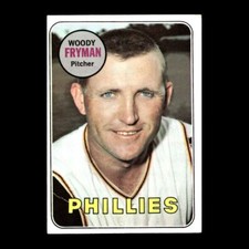 Woody Fryman 1969 Topps Philadelphia Phillies #51 Nice 3