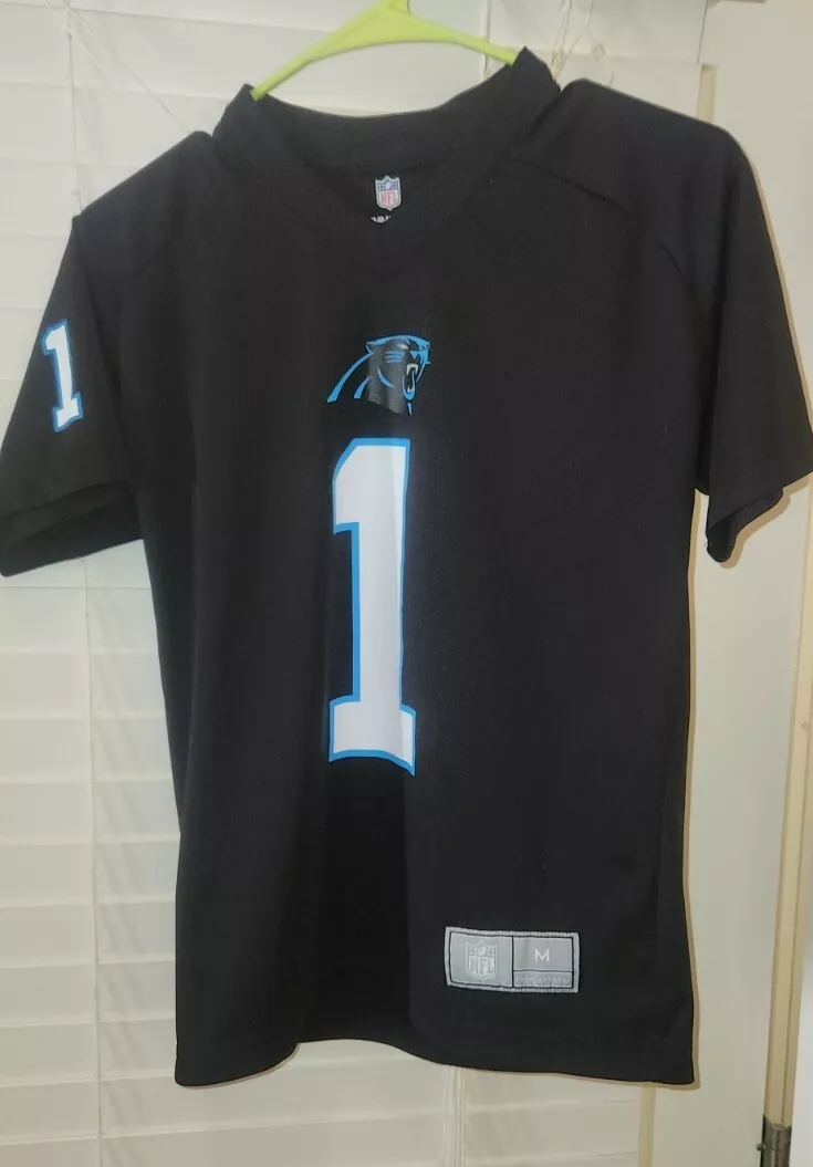 Cam Newton NFL Carolina Panthers Youth Size Medium 10 12 1 Jersey B3
