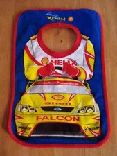 Ford Falcon V8 SuperCar Motor Racing Baby Bib - Dick Johnson Racing