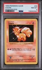 1999 POKEMON BASE SET SHADOWLESS #68 VULPIX PSA 8