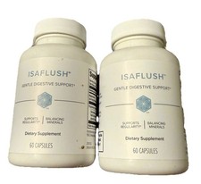 Isagenix IsaFlush 120 Capsules Gentle Digestive Support Exp: 05/28 Free Shipping