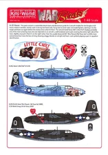 Kits World Decals 1/48 DOUGLAS A-20 HAVOC Little Chief & Miss Possum