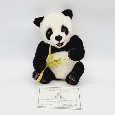 R. John Wright Panda Bao Bao Baby Bear Series limitiert 500 aus 1999 30 cm