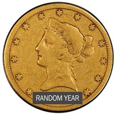 Pre-33 $10 Liberty Eagle .4838 oz Gold (Random Year, Varied Condition)
