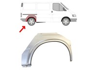 Reparaturblech Seitenwand Radlauf Hinten Rechts Ford Transit Mk4 Kurz