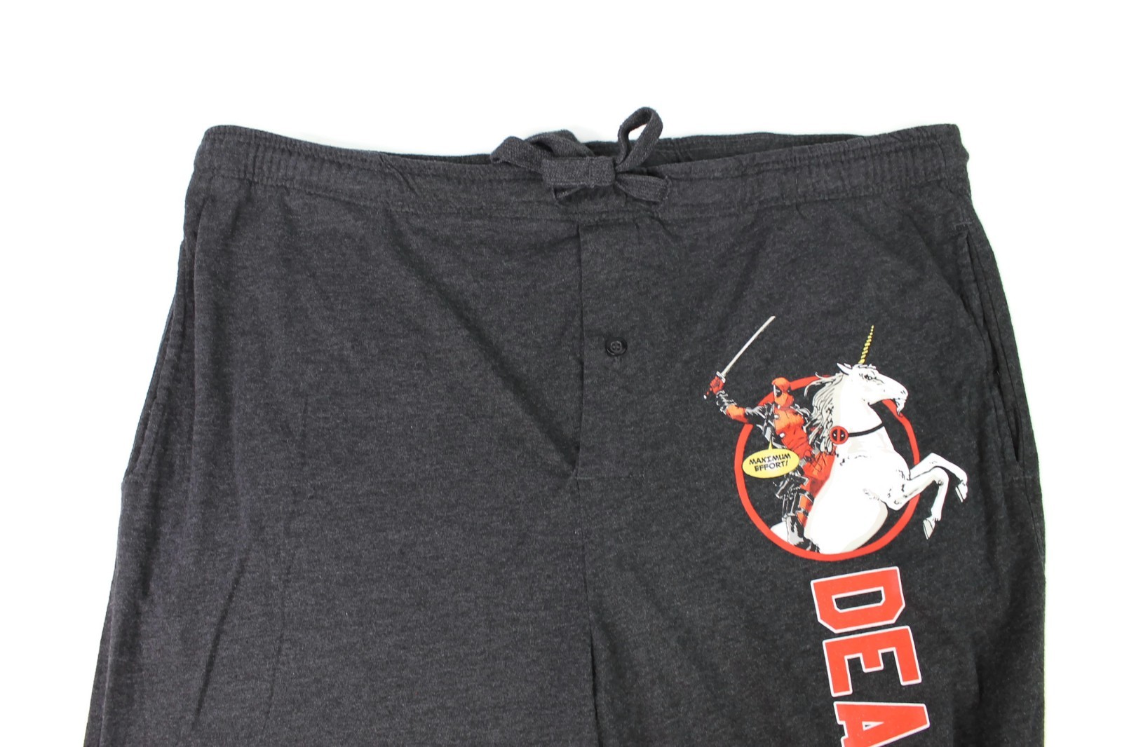 Marvel Deadpool Lightweight Sweatpants Soft Pajam… - image 13
