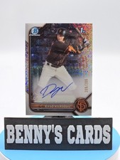 2022 Bowman Chrome Prospect Baseball Speckle Refractor Auto /299 Diego Velasquez