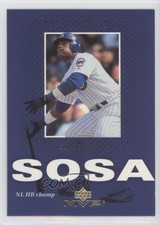 2003 Upper Deck MVP Talk of the Town Sammy Sosa #TT4 02v3