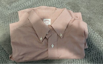 EUC Men's Brooks Brothers Non-Iron Button-Down Long Sleeve Shirt - 15 1/2 2-3