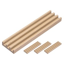  4 Pcs Supports À Dominos En Bois Accessoires De Table Train Jeux Société Carte