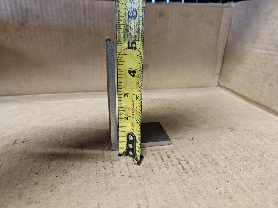 (Qty 4) 3 × 5 HD Steel Angle Iron Bracket. 2" Long, 1/4" Thick. Weldable! - Image 4 of 4