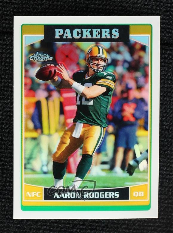 2006 Topps Chrome Refractor Aaron Rodgers #14