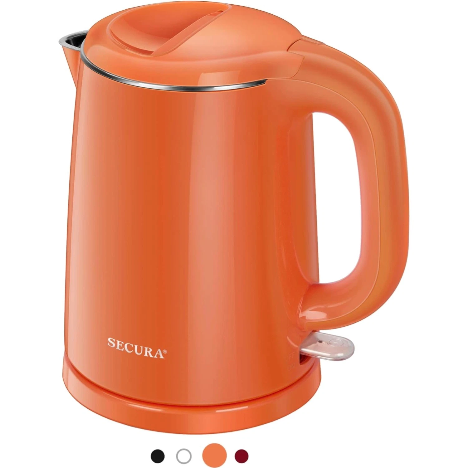 Modern Double Wall Electric Kettle 1L – Quick Boil with User-Friendly Features