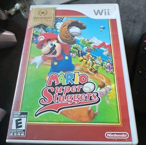 NINTENDO SELECTS MARIO SUPER SLUGGERS CIB W/CASE & MANUAL (Nintendo Wii, 2008)