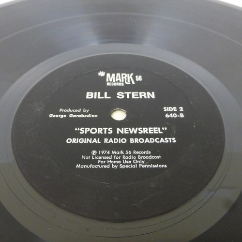 Bill Stern Sports Newsreel Original Radio Broadcasts Vinyl LP - Picture 5 of 11