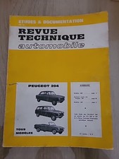 Revue technique Peugeot 204