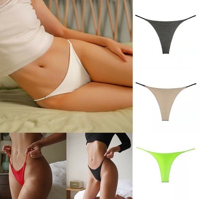 Sexy Damen G-String Bikini Tanga nahtlos Höschen T-Back Dessous Unterwäsche