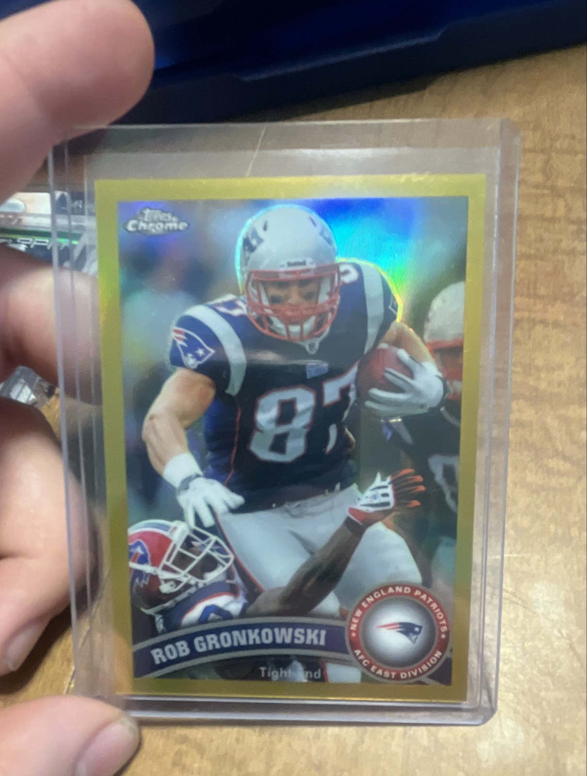 2011 Topps Chrome - Rob Gronkowski #132 Gold Refractor /50