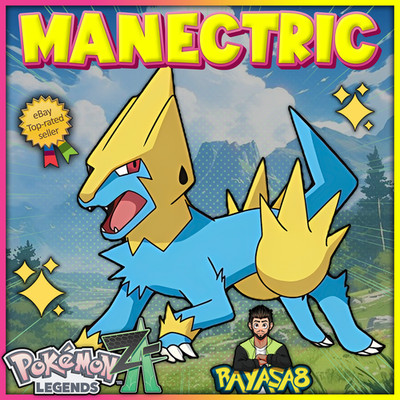 Manectric Alpha Pokemon Legends ZA 6IV Best Stats   Mega Evolution Shiny/Non