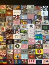 Mixed Lot of 85 Single Swap Playing Cards Vintage to Modern Ephemera Crafts