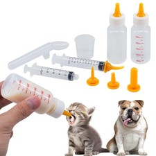 Pet Feeding Bottle and Syringe Set for Puppies and Kittens Pet Supplies