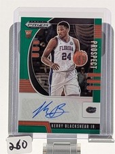 2020 Panini Prizm Draft Picks Kerry Blackshear Jr. Green Prizm Auto #PA-KB Gator