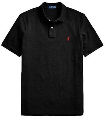 Polo Ralph Lauren Herren Polo Shirt Poloshirt schwarz Größe wählbar