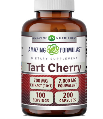 Tart Cherry Extract 7000mg Non GMO Gluten Free Antioxidant Joint Health 200 Caps
