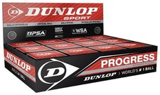 Dunlop Progress Squash Balls 1 Ball Box of 12 