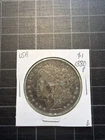 USA Silver Morgan Dollar 1880 P Pvc Dmg