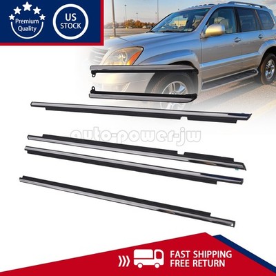 For Lexus GX470 2003-2009 Quarter & Front and Rear Doors Belt Moulding Set