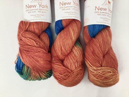 Yarn: Baah New York SW Merino Fingering 400 yds 100g Party Bus - Lot of 3 - Picture 5 of 5