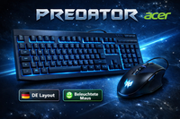 Acer Predator Eingabeset | Acer DKUSB1P0LN | Acer MOM2UO | Usb | Deutsch | Neu