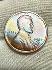 1920 D Lincoln Penny 1c Cent High Grade Gem+ Toned AU Nice Color WOW