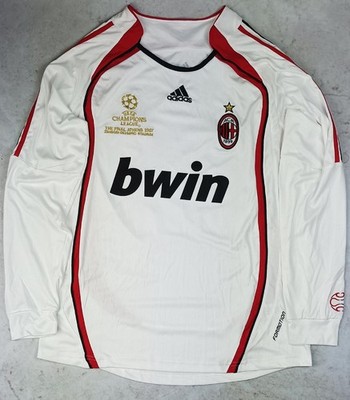 AC Milan 2007 Away Long Sleeve Champions League Kaká #22 Jersey L