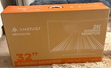 Amzfast 32” Curved Gaming Monitor 2K QHD 180Hz 1ms 1500R HDR AMZG32C3Q