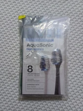 AquaSonic Duo Series Brush Heads | for Normal & Sensitive Teeth.  Box Has A Rip.