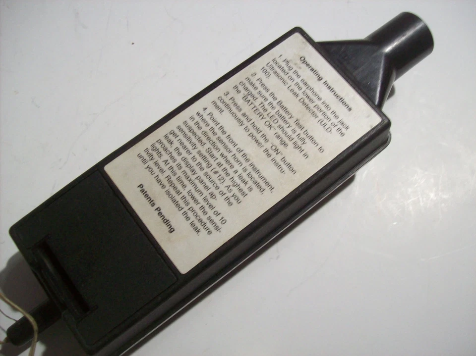 PASAR AMPROBE ULD-100, DETECTOR DE FUGAS ULTRASÓNICO, Probado Funciona, Freón R12 De Colección Foto 4 de 4