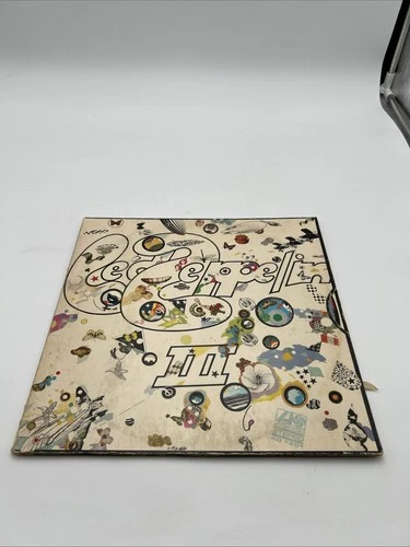 LED ZEPPELIN III Original 1970 US Pressing Complete Working Wheel+Sleeve NICE