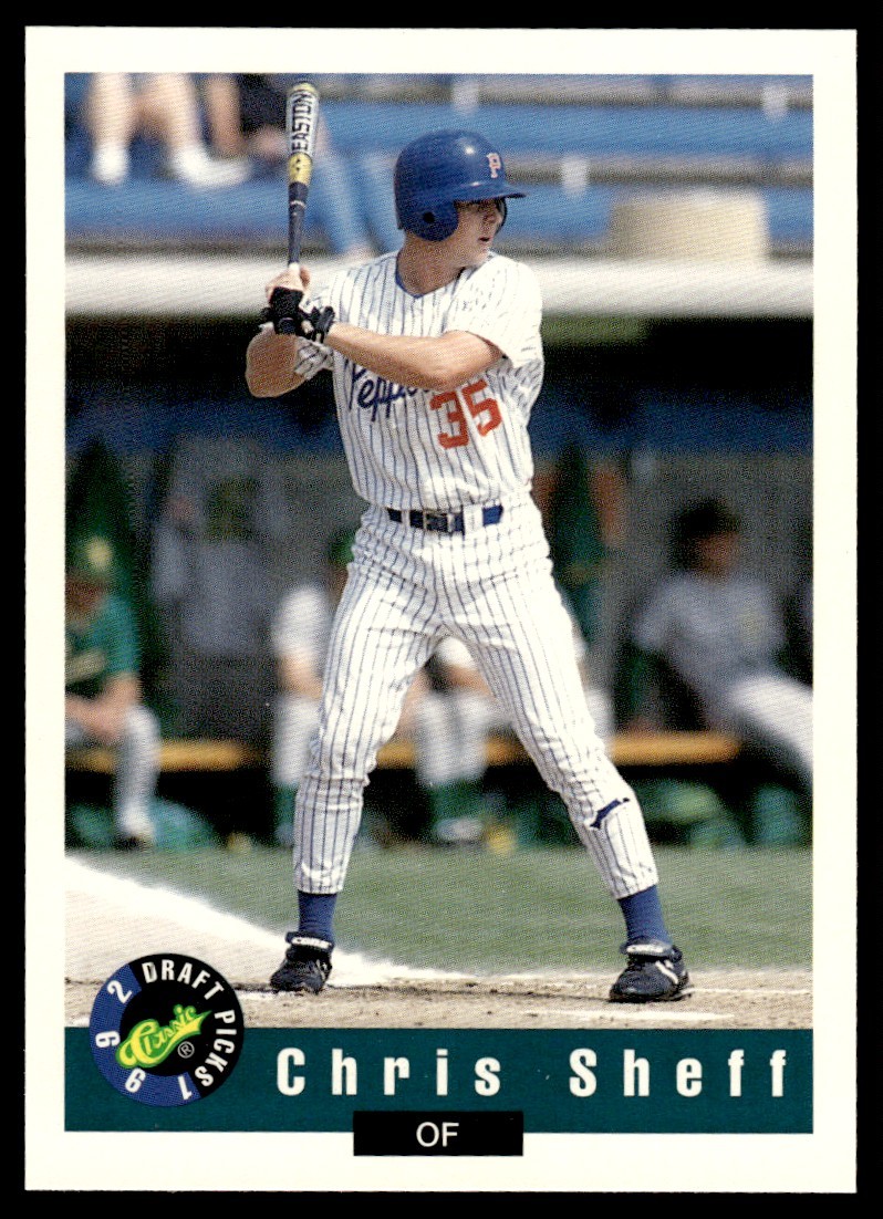 1992 Classic Draft Picks Chris Sheff Florida Marlins #101