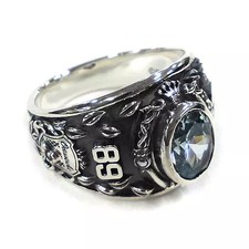 Anello college stile Disney Ottavinel argento 925 zirconi cubici