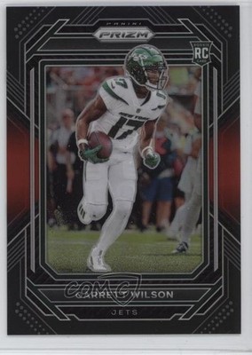 2022 Panini Chronicles Prizm Black Red 88/99 Garrett Wilson Rookie RC 07i7