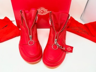Air Jordan 1 High Zip AWOK Vogue Red Women s Size 8 With Accessories