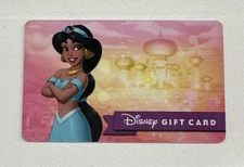 Princess Jasmine DISNEYLAND GIFT CARD