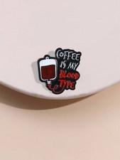Creative Coffee Lover Enamel Pin Badge Brooch Gift UK 🇬🇧