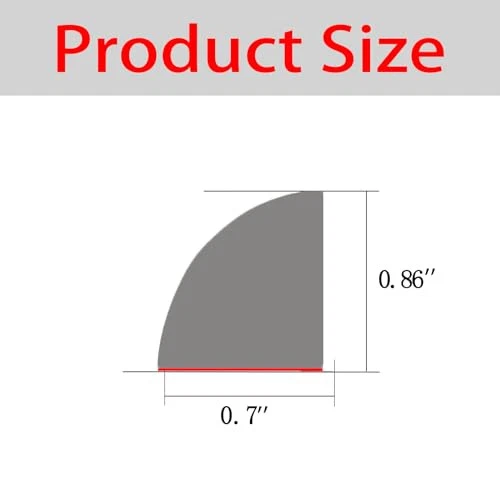 Flexible Quarter Round Molding, Peel and Stick Quarter Round Trim Molding, - Picture 3 of 7