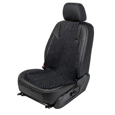 Zone Tech Wood Beaded Seat Cushion - Quality Black Premium Quality Car Massaging